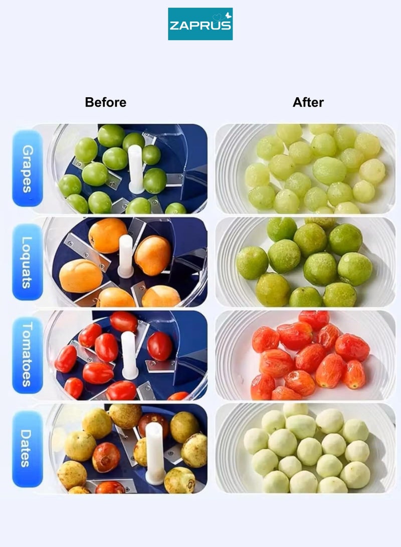 Zaprus Electric Vegetable Peeler & Garlic Peeling Machine – Rechargeable Automatic Fruit Skin Remover – Portable 50W Cordless Peeler for Cherry Tomatoes, Grapes & Garlic – Easy Clean Kitchen Gadget - Image 4